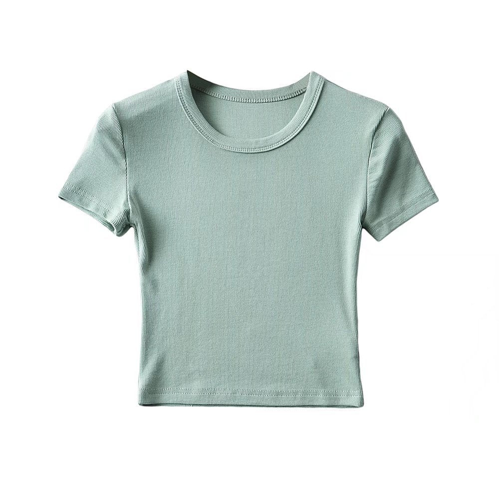 Damer cropped T-shirt med elastisk pasform og rund halsudskæring Stilla