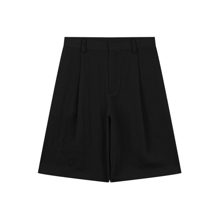 Dame elegante linned-shorts med høj talje og vidde ben Stilla