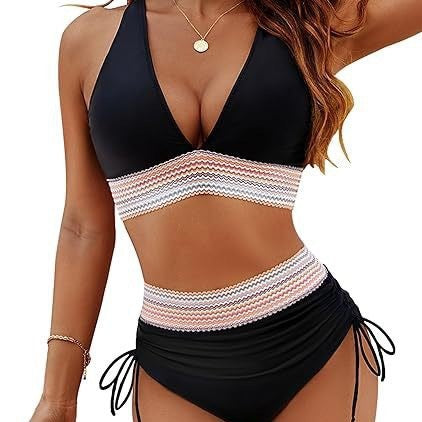 Dame Højskåret Bikini Stilla