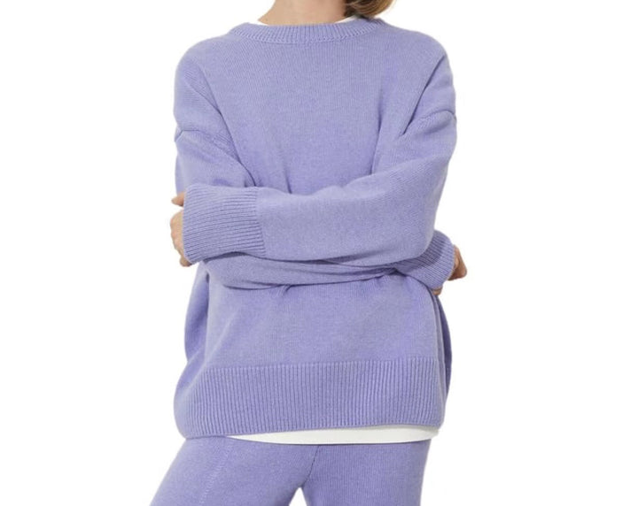 Dame behagelig oversized pullover i hyggeligt strik Stilla