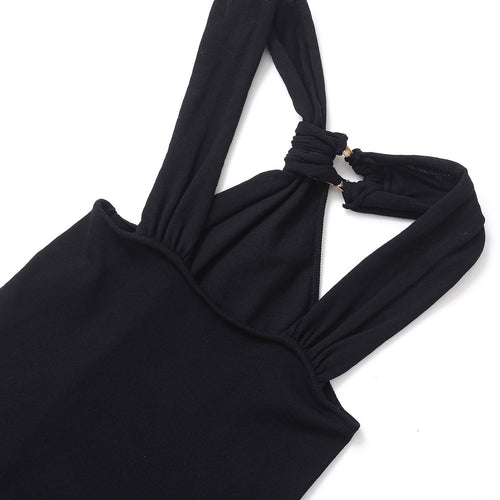 Femme Justerbare Stropper Cropped Top Stilla