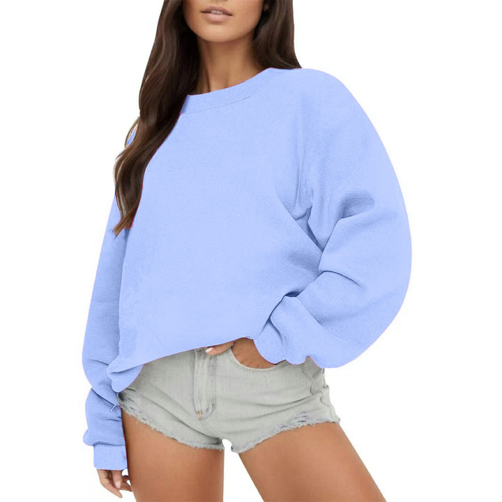 Kvinders sweatshirt med afslappet snit og voluminøse ærmer Stilla