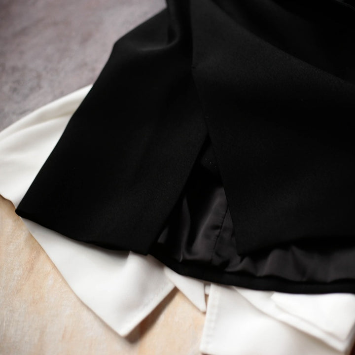 Dame elegante blazer med taljejusterbart bælte og moderne snit Stilla