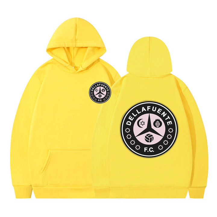 Kvinders hættejakke med præget logo og blød fleece Skovae
