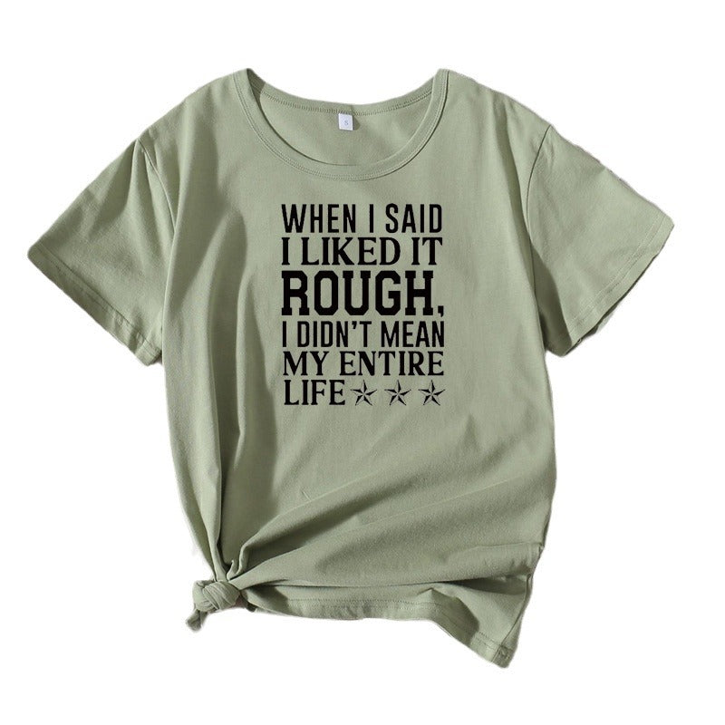 Dame Fritids Slogan Top Stilla