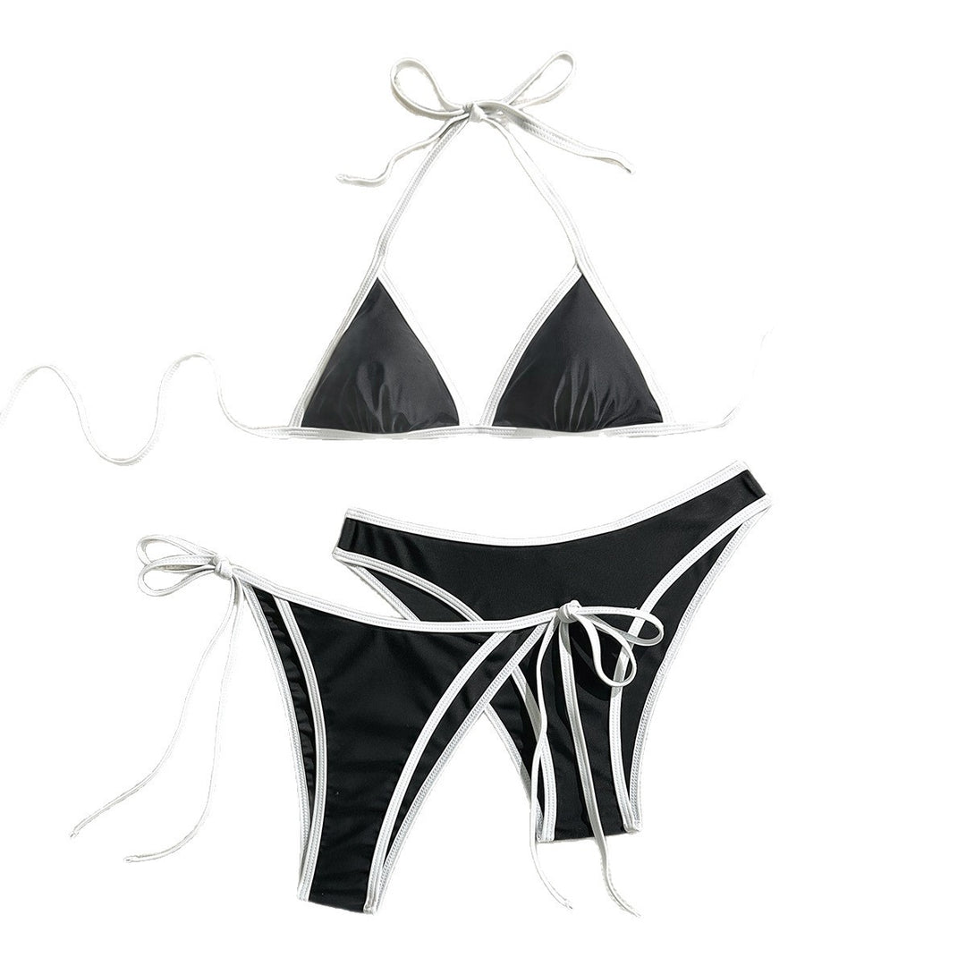 Dame Triangel-Bikini med elegant binding Skovae
