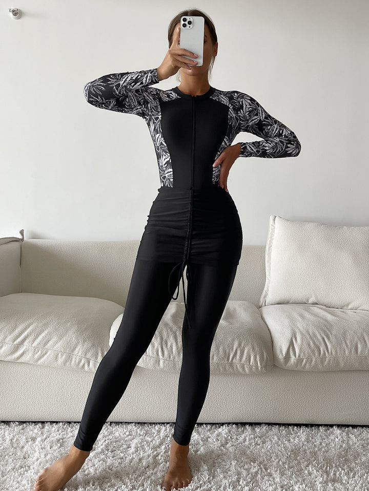 Dame Sporty Rashguard med figursmigrerende design Skovae
