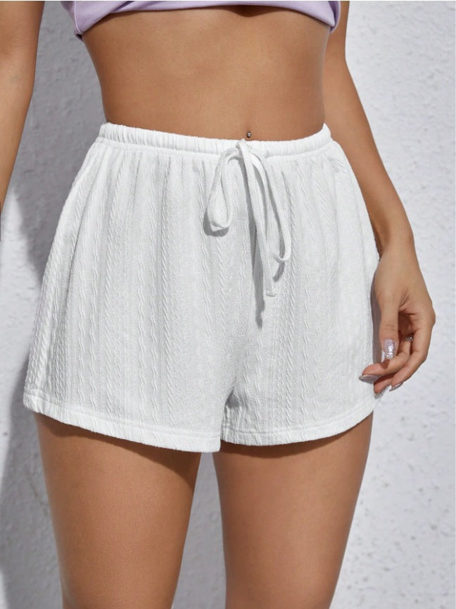 Dame Strukturstrik Lounge Shorts Stilla