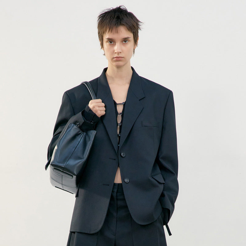 Dame Oversized Blazer i klassisk stil Stilla