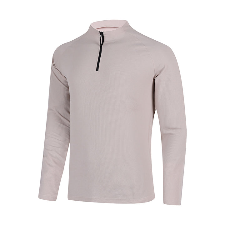 Herren Langarm Funktionsshirt med halv lynlås Stilla