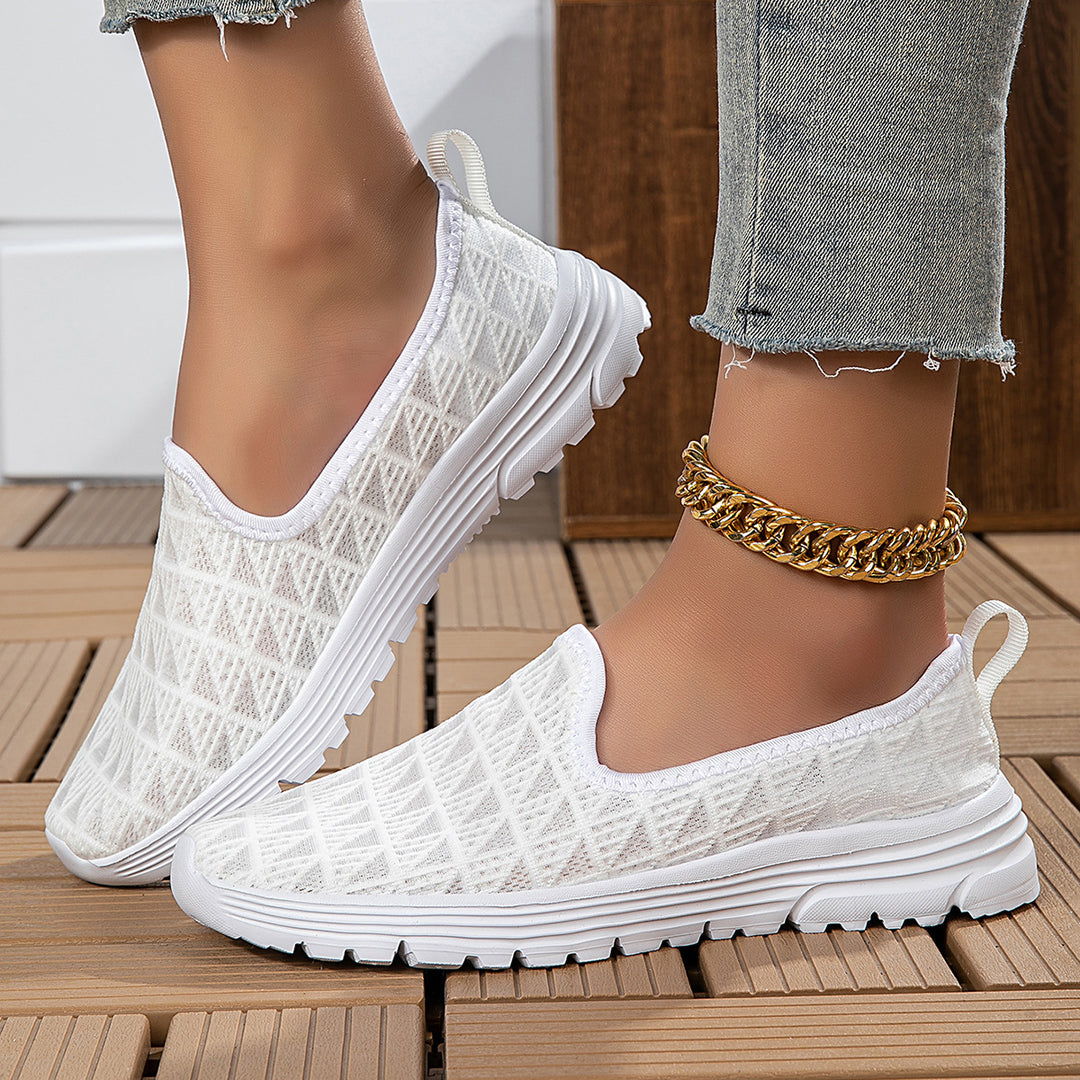 Dame Slip-On sportsko med åndbart tekstil-overmateriale Stilla