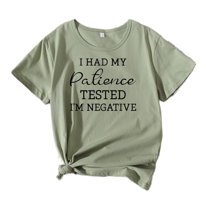 Dame Fritids Humor T-shirt Stilla 1751262452