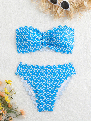 Dame bikini-sæt med floral mønster Skovae