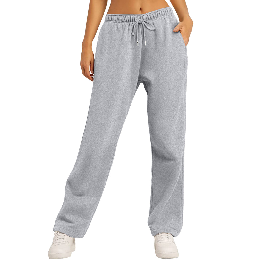 Dame Komfortable Casual Joggingbukser med Side lommer Skovae