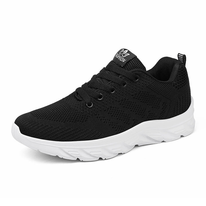 Unisex nan ultralette strik-sneaker med dæmpende skum sål og elastisk overdel Skovae