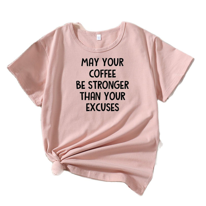 Kvinder Motivationssæt Afslappet T-shirt Stilla