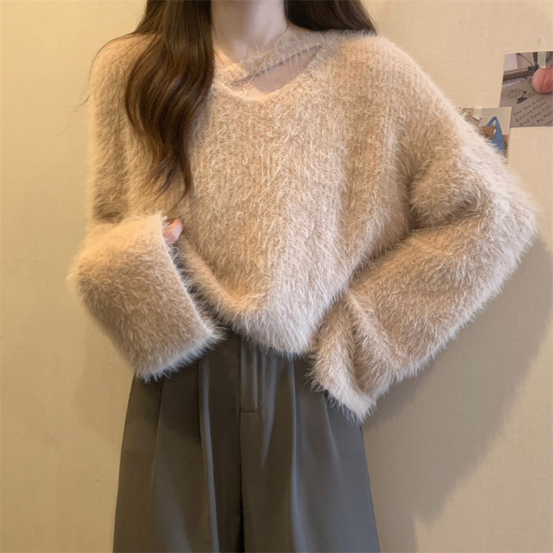 Kvinders hyggelige sweater med blødt materiale og afslappet snit Stilla