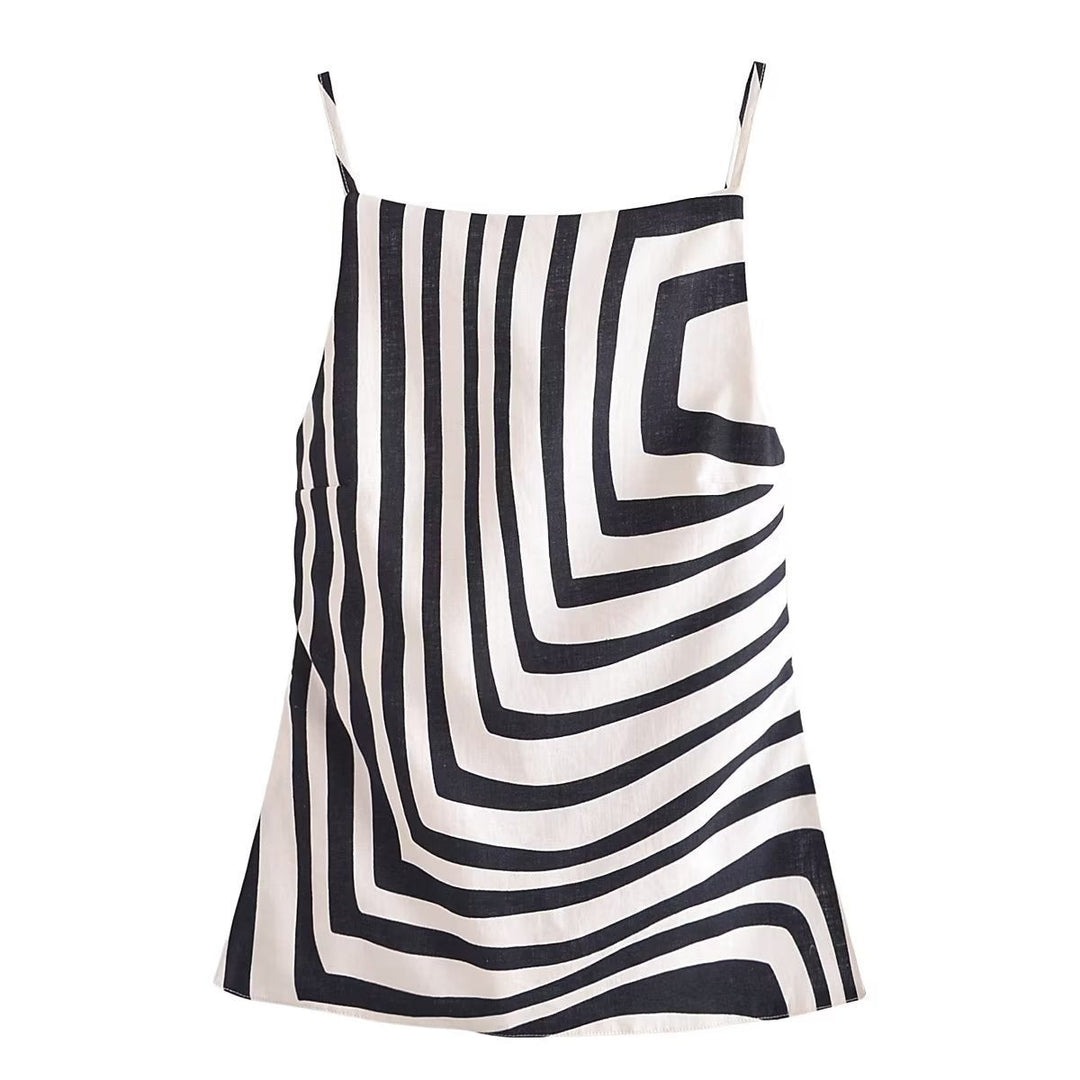 Stilla | Rygget-fri top Plisseret Rygget-fri Kort Vest Top