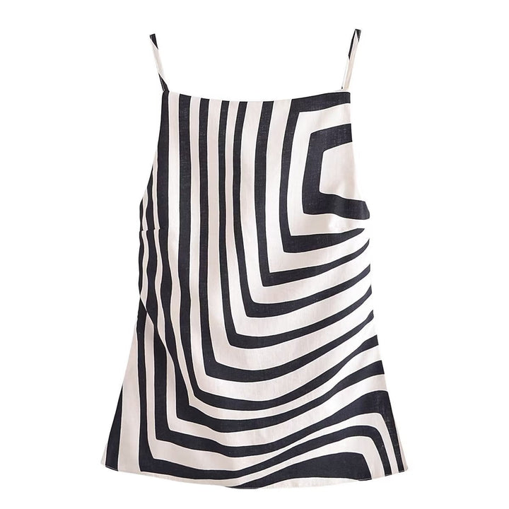 Stilla | Rygget-fri top Plisseret Rygget-fri Kort Vest Top