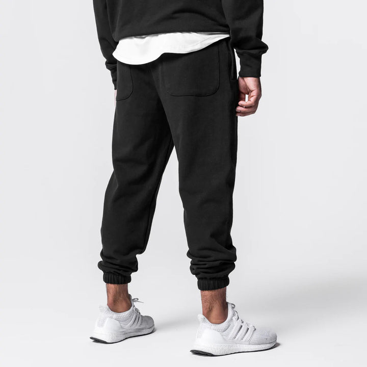 Herrer Sporty Joggingbukser med elastisk talje og ribkant Stilla