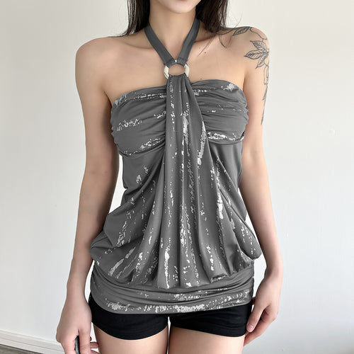 Damen Bandeau-Kleid mit elegantem Rüschen-Design und flexiblem Oberteil Skovae