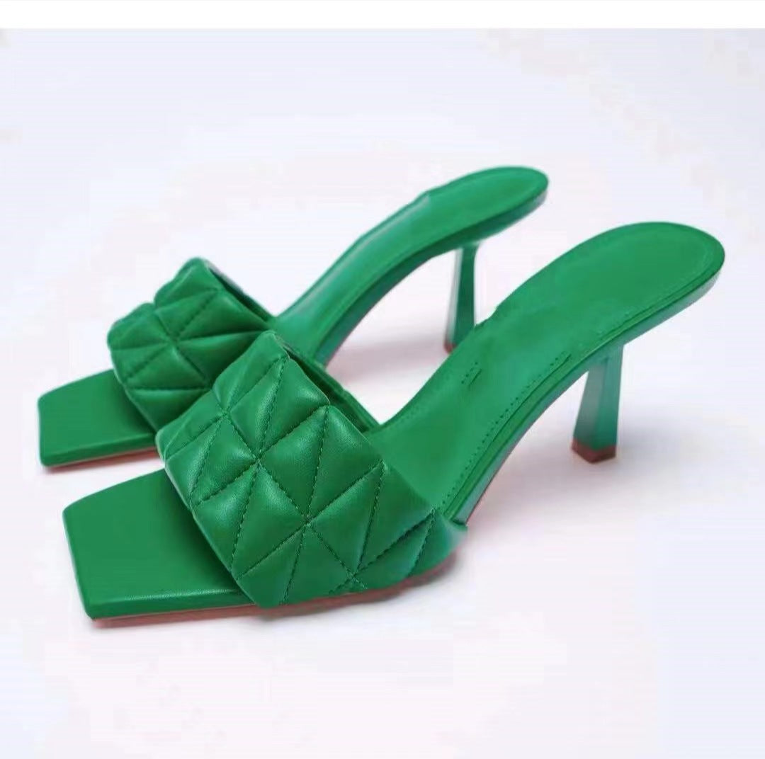Dame Elegante Mules med luksuriøse pudeovertræk Stilla