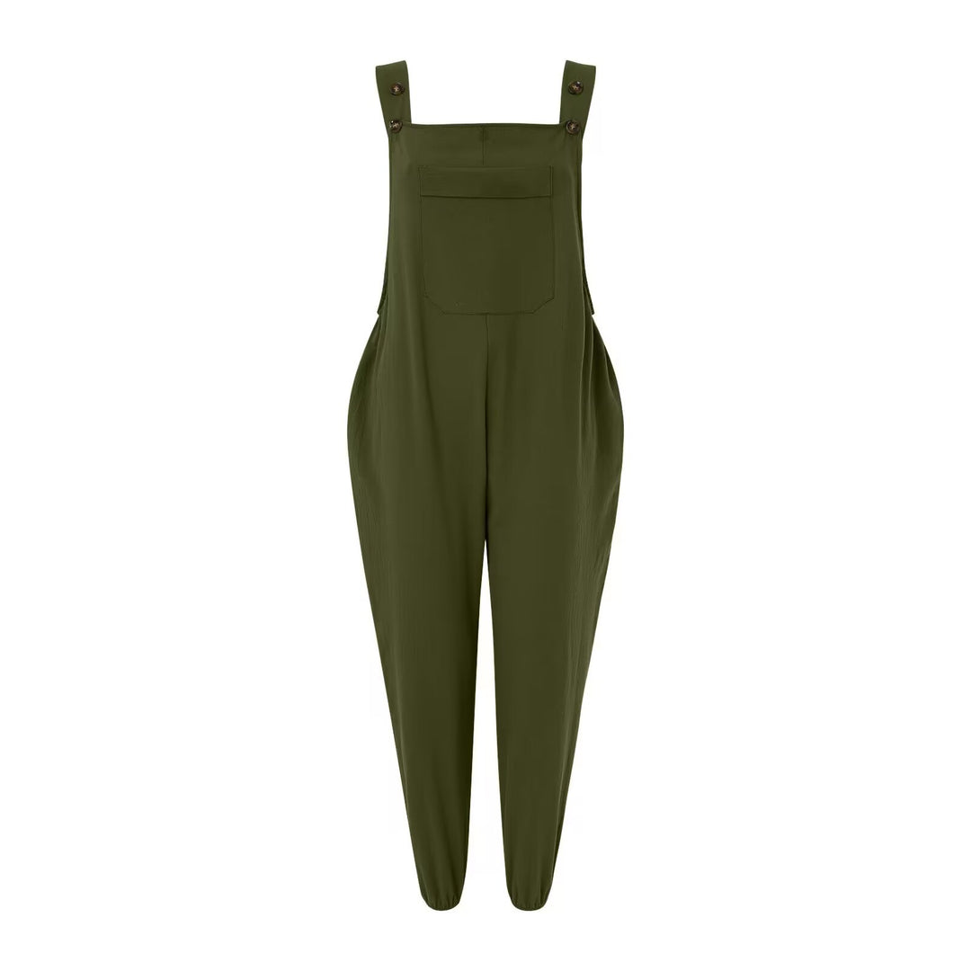 Dame stilfulde overalls med lommer Stilla
