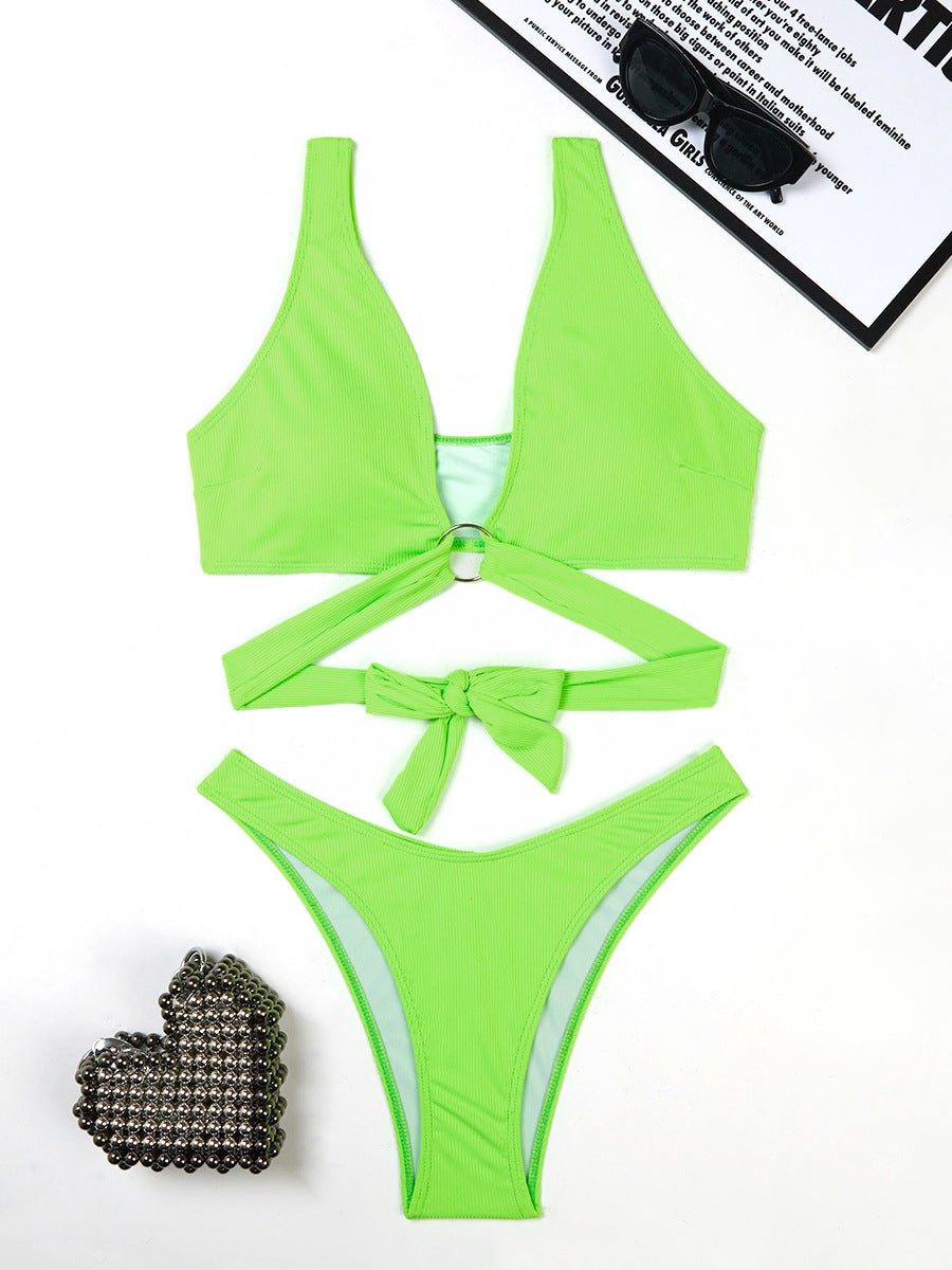 Dame Cut-Out Højtydende Bikini-Sæt Stilla