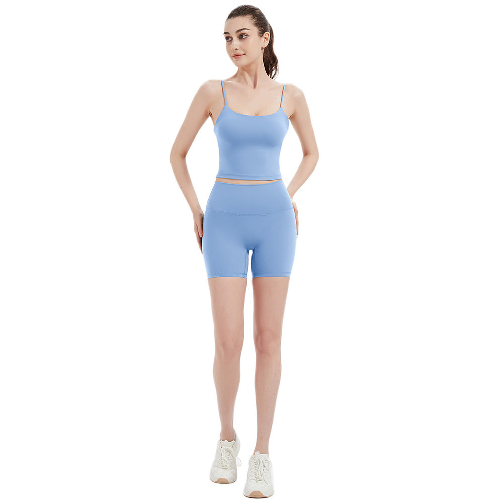 Damer Sportslig Top og Shorts Sæt Stilla