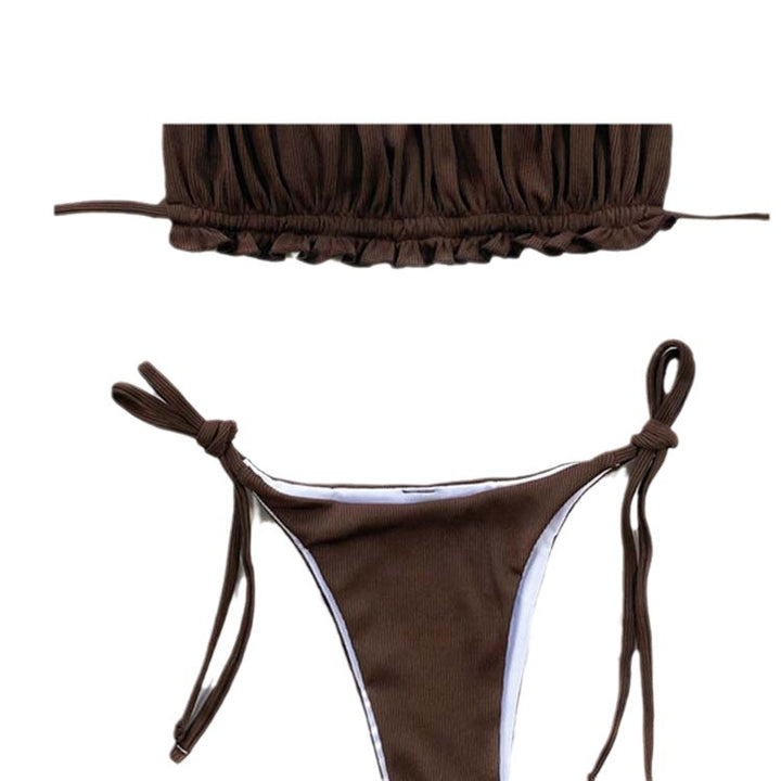 Dame Rüsch Bandeau To-delt Badedragt Stilla
