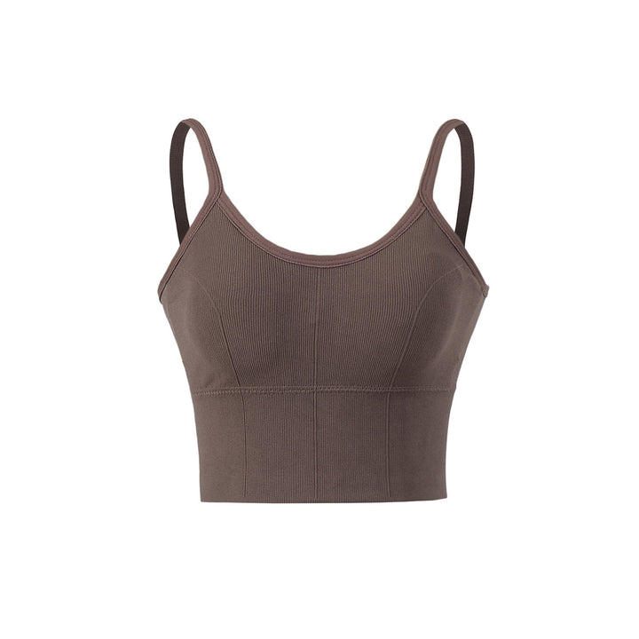 Dame Crop-Top med justerbare spaghetti-stropper og behageligt strækstof Stilla