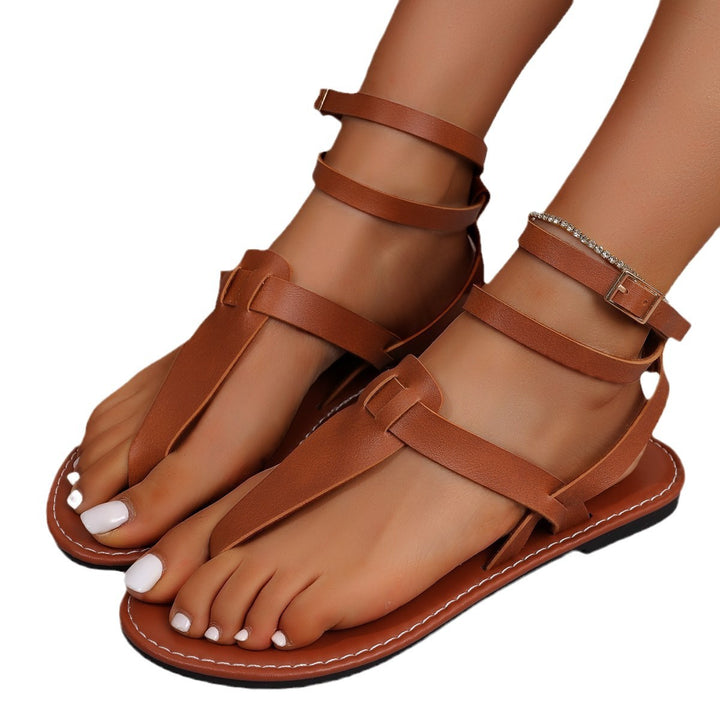 Dame Zehentrenner-sandaler med justerbare remme og anatomisk fodseng Stilla