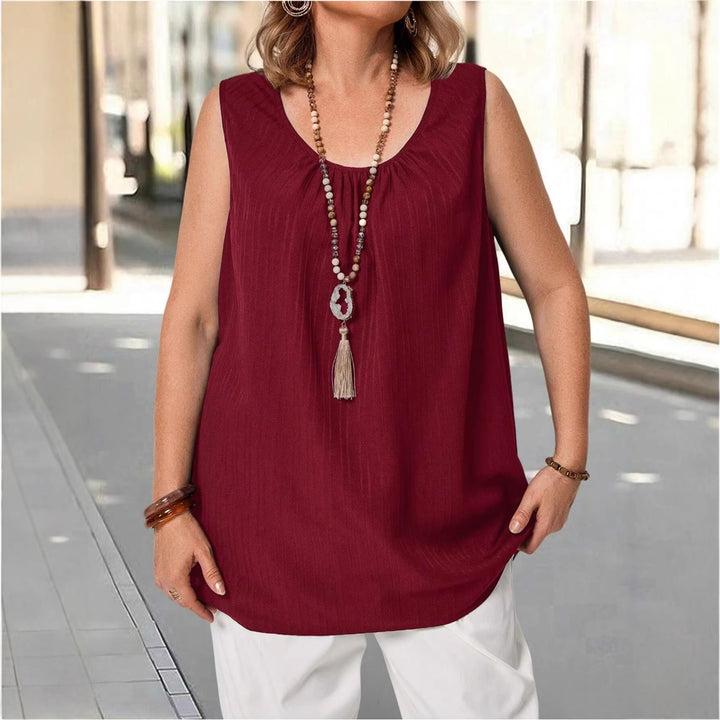Damer videre skåret tanktop med afslappet stil Skovae