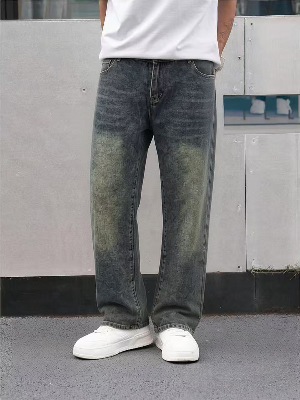 Herrer casual jeans med unikt design Skovae