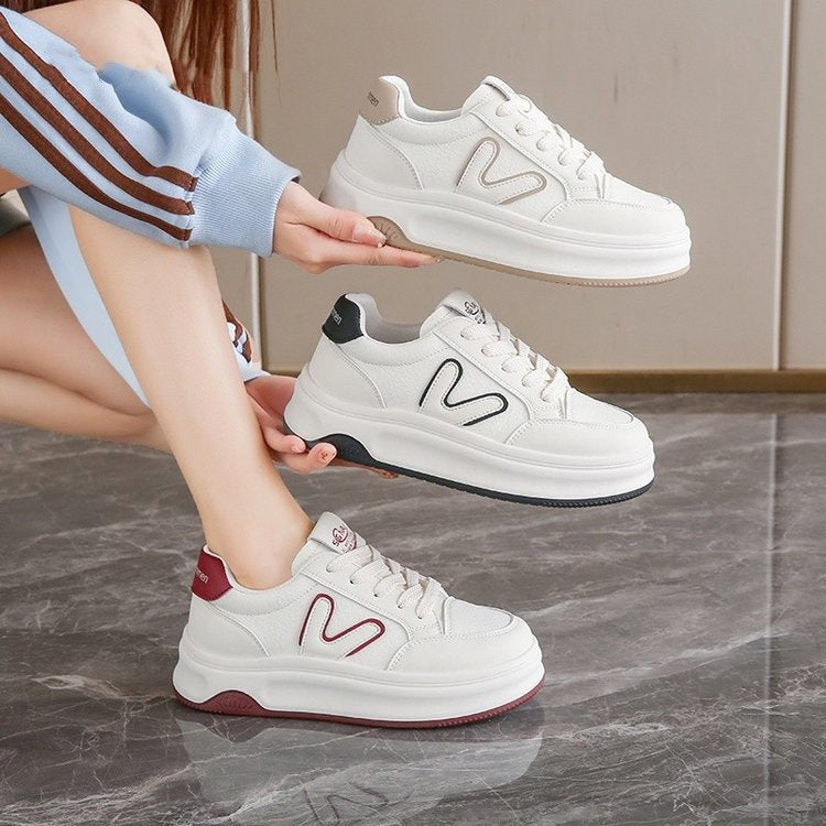 Dame Chunky Sneakers med åndbar overfladestruktur og komfortabel dæmpning Stilla
