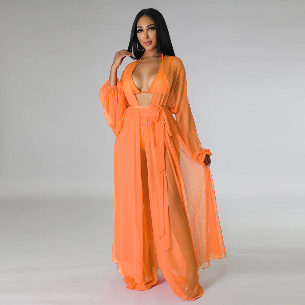 Dame Strandkimono med vid snit og elegant design Stilla