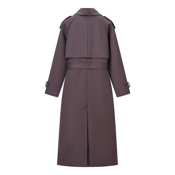 Kvinders elegante trenchcoat med justerbart bælte og fashionable kraver Stilla