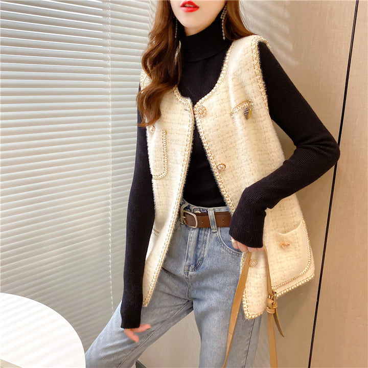 Femme Elegante Tweed-Jakke Stilla