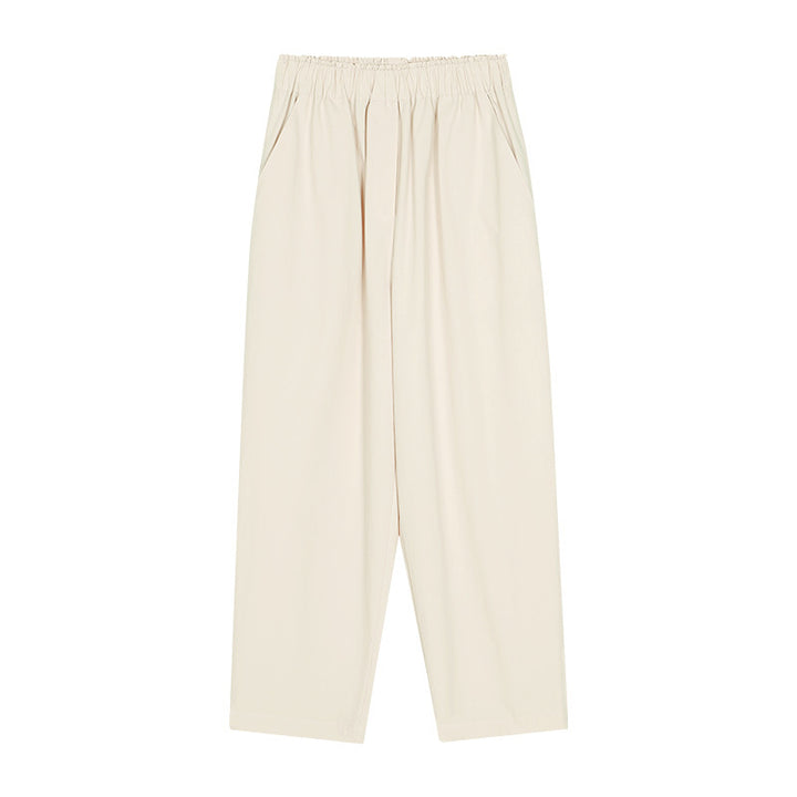 Dame elegant Palazzo-bukser med elastisk linning og sidelommer Stilla
