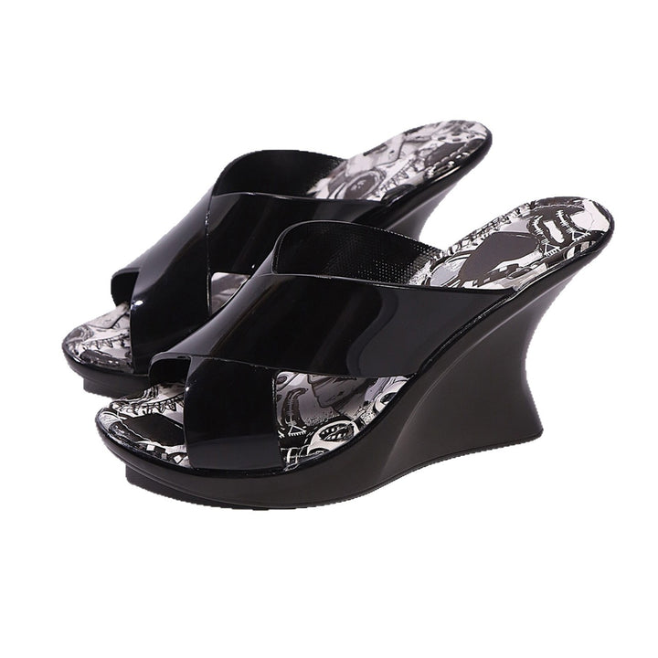 Dame Wedge-sandaler med moderne snit og anatomisk fodseng Stilla