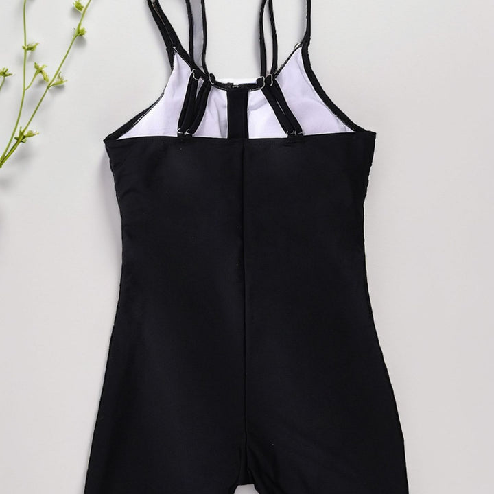 Dame Sporty Jumpsuit med lynlås Skovae