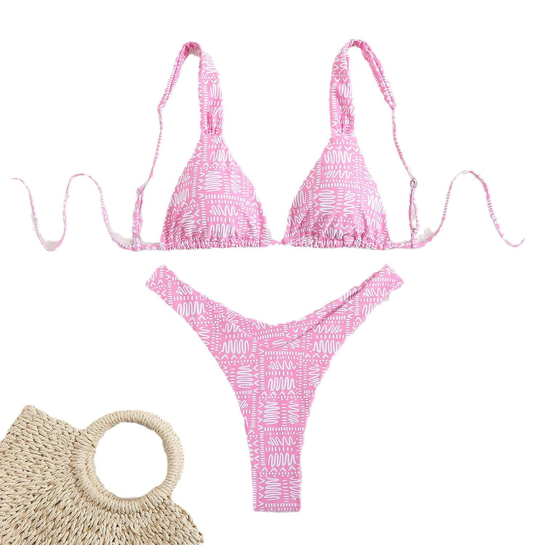 Femme Minimalist Triangle Bikini Sæt Stilla
