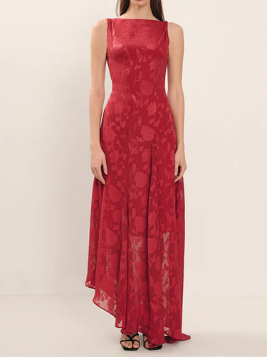 Femme Elegant A-linje Aftenkjole Stilla
