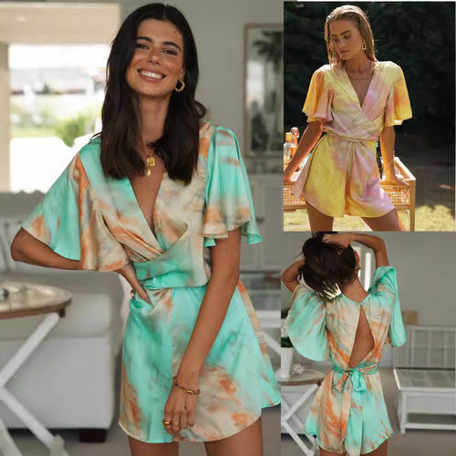 Dame Wickelkjole i romantisk Boho-stil Stilla