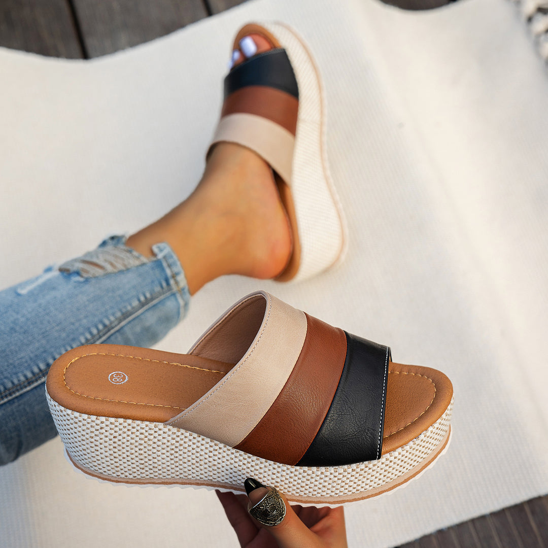 Dame plateau sandaler Stilla