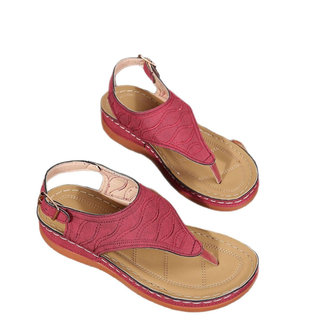 Dame Komfortable Tå-sandal med ergonomisk såldesign og moderne remdesign Stilla