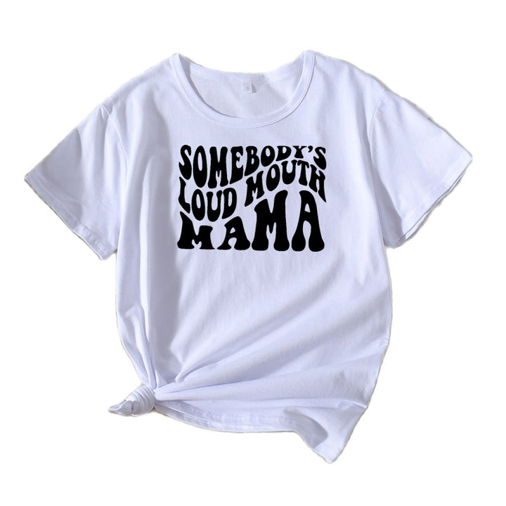 Dame Relaxed Fit Grafik Top Stilla