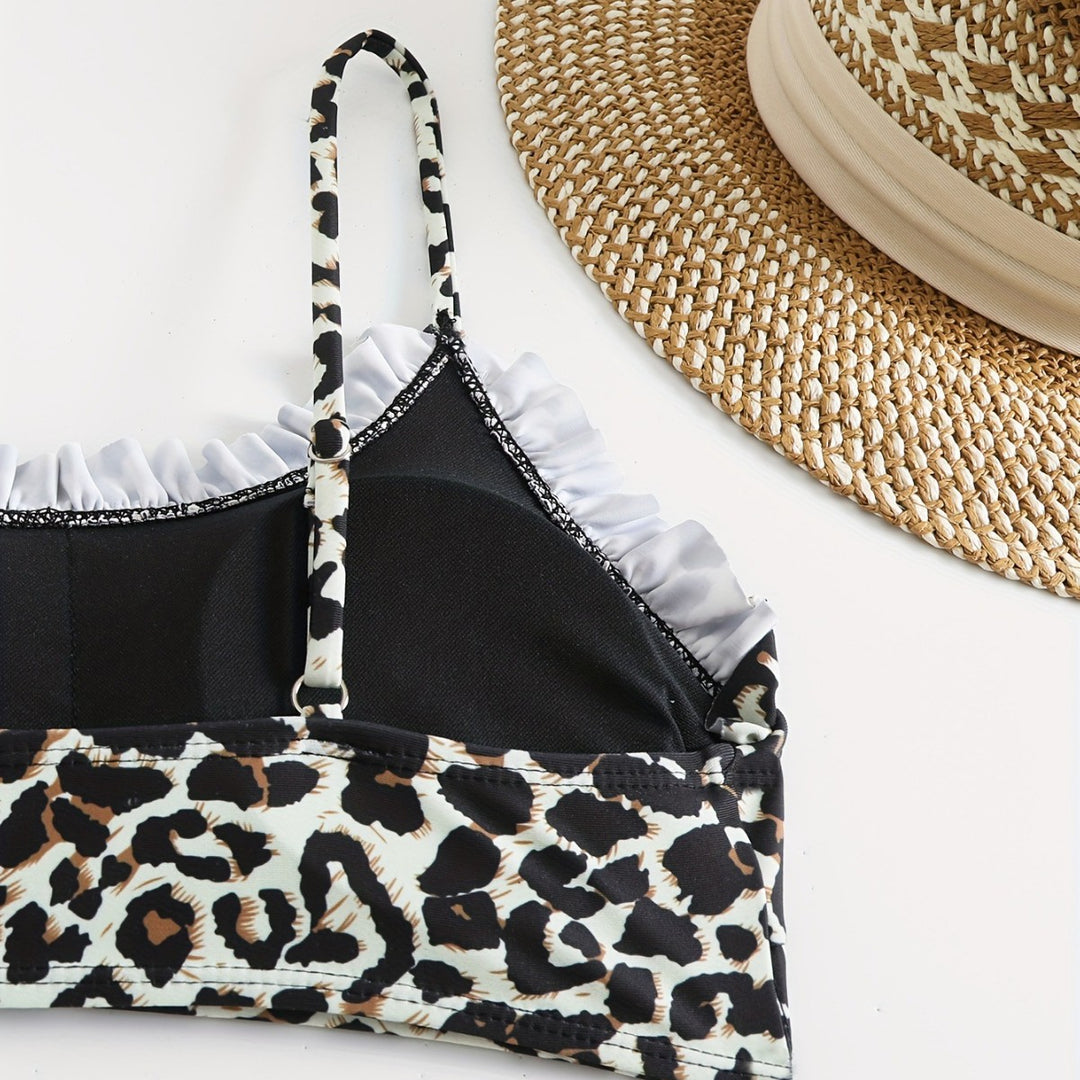 Damer Farverig Bikini Top og Bund Skovae