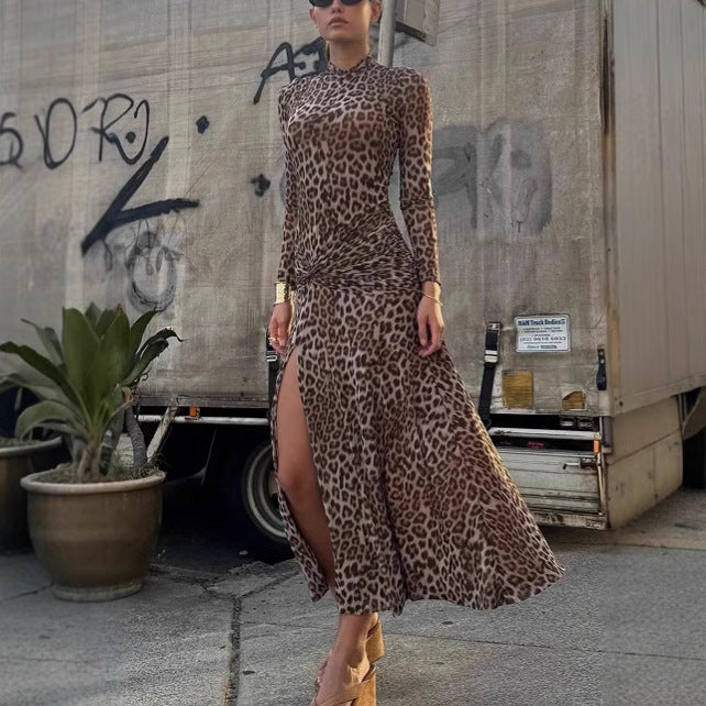 Femme Chic Langærmet Maxi Kjole Stilla