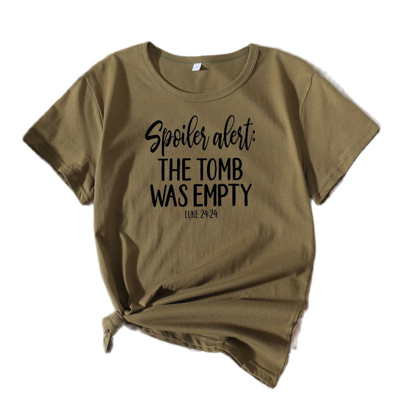Dame Grafisk Korte Ærmer T-Shirt Stilla